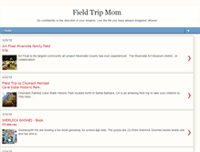 Tablet Screenshot of fieldtripmom.com